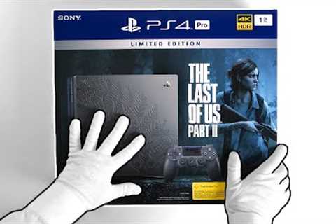 PS4 Pro The Last of Us Part II Console Unboxing [Limited Edition]