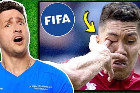Doctor Reacts To Rough Soccer Injuries