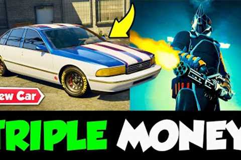 NEW GTA ONLINE WEEKLY UPDATE OUT NOW! (BRAND NEW CAR, CLUCKIN BELL RAID TEASER &amp; TRIPLE MONEY!)