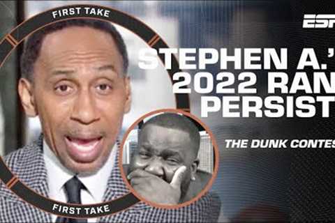 Stephen A. thinks LeBron James is at fault for the Dunk Contest’s demise?! | First Take
