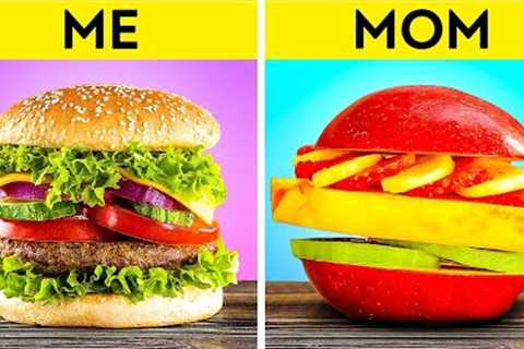 STUNNING HACKS WITH FOOD || Best Food Challenges by 123GO! LIVE
