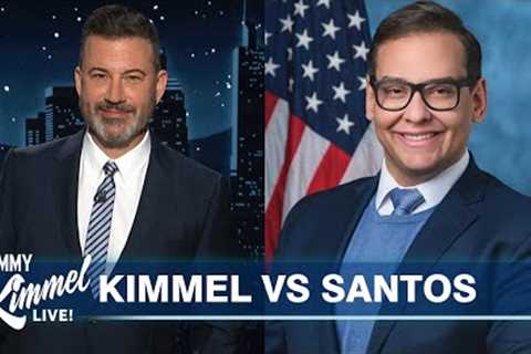 George Santos Sues Jimmy Kimmel for Fraud, Trump Hit with Bigly Fine &amp; He Drops New Sneakers