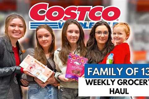 COSTCO Grocery Haul With a TWIST: My 11 Kids Picked Out EVERYTHING
