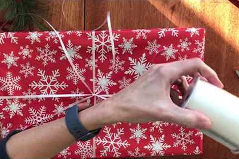Holiday Life Skills:  How to Curl Ribbon on a Gift &amp; Make Your Own Bow
