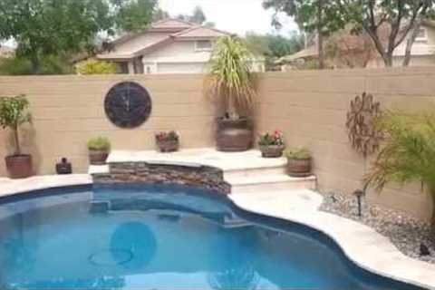 Small yard pool project - Huge transformation!