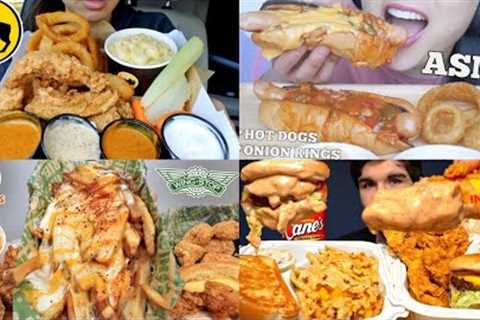 ASMR Fast Food Mukbang Compilation 28 | Fast Food Asmr | Satisfying eating sounds