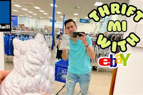 THRIFT with ME Goodwill Hit 2 Thrift STORES! Sourcing Thrifting to RESELL ON eBay PROFIT