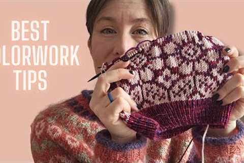 6 Tips to knit better STRANDED COLORWORK (#6 is key!)