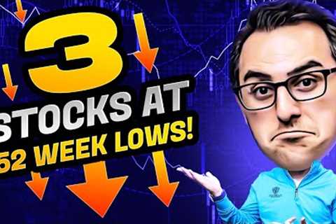 3 Bargain Stocks At 52 Week Lows