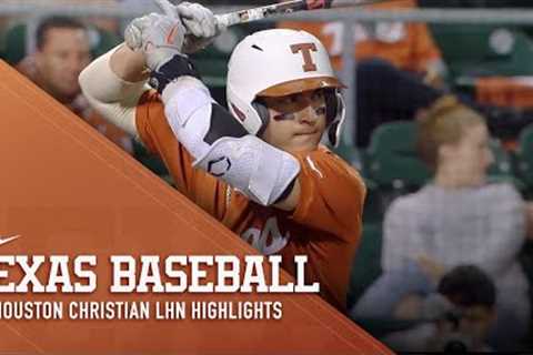 Texas Baseball vs Houston Christian LHN Highlights [Feb, 20.2024]