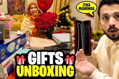 Gold ki chain in Gifts Unboxing &amp; Expensive Watch for me😳Not Acceptable...🙏🏻