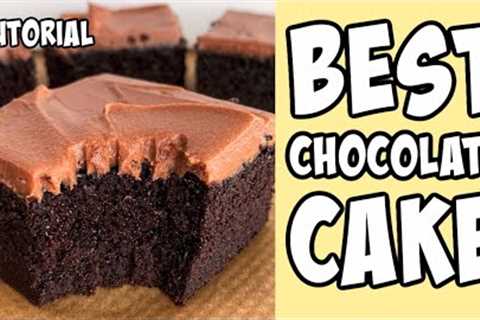 The Best Chocolate Cake! Recipe tutorial #Shorts