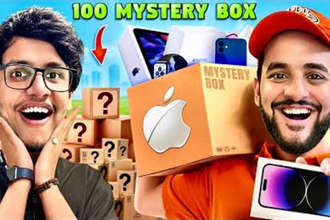 I Ordered 100 MYSTERY BOXES for @triggeredinsaan  !! *Profit OR Loss?*