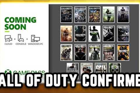 Xbox Game Pass Call of Duty CONFIRMED | PlayStation MULTI-PLATFORM | Xbox Physical Games SUPPORT