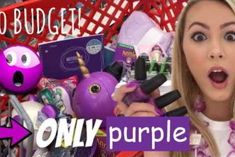 NO BUDGET (PURPLE ONLY) SHOPPING SPREE! 💜