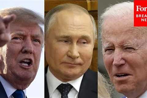 Trump Reacts To Putin Stating He'd Prefer Biden Win 2024 Election