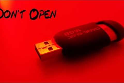 Buying a Real Dark Web Mystery Box Part 2 - What's on The Thumb Drive?  Very Scary
