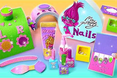 Let's Do Jaw-Dropping Paper Manicure with Mystical Nail Design || PAPER CRAFTS!