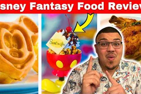 Disney Fantasy full Food Review!