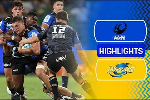 Super Rugby Pacific 2024 | Force v Hurricanes | Round 1 Highlights
