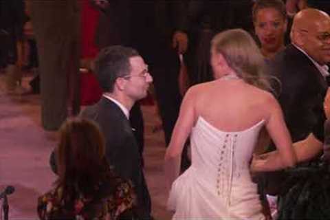 Watch TAYLOR SWIFT React To Her Win At The 2024 GRAMMYs