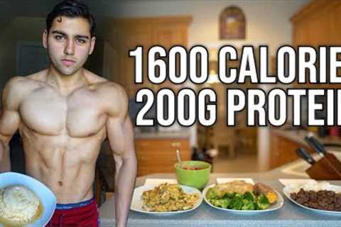 Full Day Of Eating 1,600 Calories | Super High Protein Diet For Fat Loss