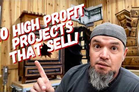 10  More Woodworking Projects That Sell - Low Cost High Profit - Make Money Woodworking (Episode 6)