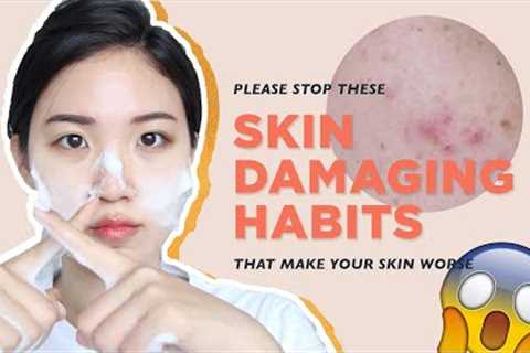 😱10 Skincare Mistakes That Make Your Acne Worse &amp; Sensitize Your Skin!