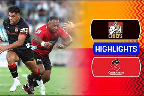 Super Rugby Pacific 2024 | Chiefs v Crusaders | Round 1 Highlights