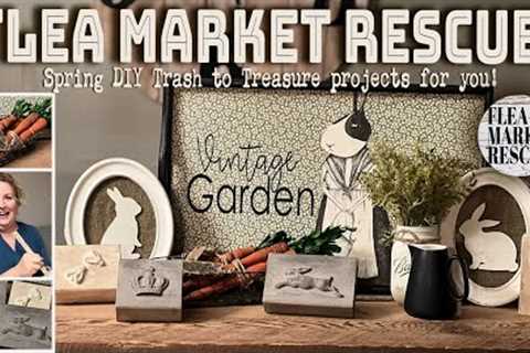 SPRING DIY HOME DECOR TRASH TO TREASURE THRIFT FLIP PROJECTS 2024