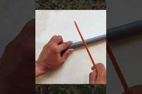 Brilliant Tricks to Repair PVC Pipes - Plumber's Secret #shorts #pipepvc #plumbing #trick