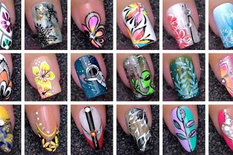 Simple Nail Art Design | Nails Art Inspiration 2024 | Nails Tutorial For Beginners