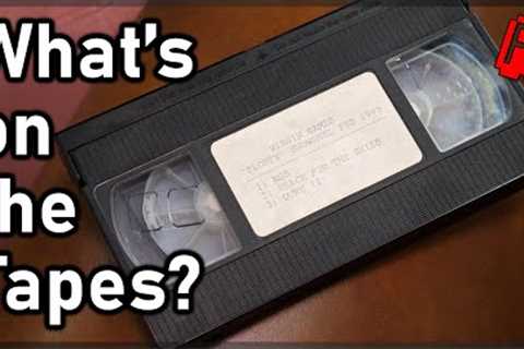 What's on these found Retro Computer and Gaming VHS Tapes? | Tech Nibble