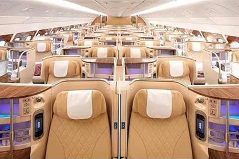Emirates A380 New and Old Business Class Flight from Milan to Tokyo via Dubai (+Lounge)