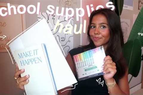 BACK TO SCHOOL SUPPLY SHOPPING + haul 2023 (senior year)