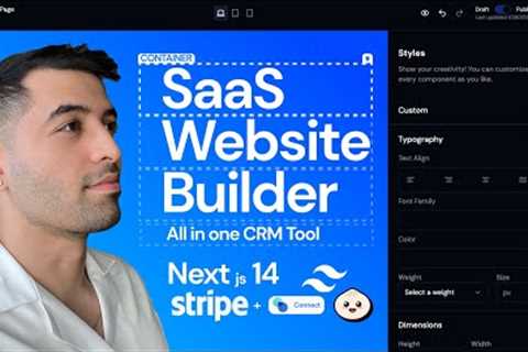 SaaS Website Builder, Project Management And Dashboard: Nextjs14, Bun, Stripe Connect, Prisma, MySQL