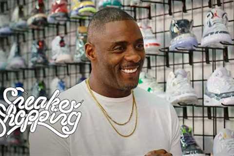 Idris Elba Goes Sneaker Shopping With Complex