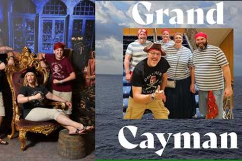 Disney Fantasy Cruise February 2024 Vlog Day 4!! Grand Cayman Disaster!! Epic Pirate Night!! Smee's?