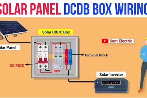 Solar Panel DCDB Box Wiring Connection l Solar Panel Wiring Connection With SPD @Sam.Electric