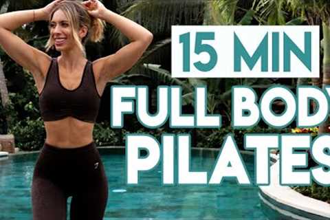 15 min FULL BODY WORKOUT | At Home Pilates (No Equipment)