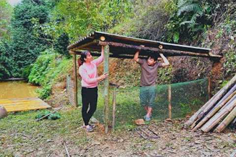 Together build a duck farm. Sewing clothes. New life in the rainforest