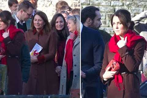 PRINCESS KATE SURPRISE JOINED CAROLE AND PIPPA FOR CHURCH SERVICES