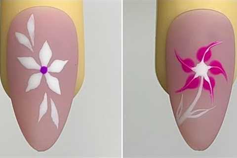 Best Easy Flower Nail Art Designs 2024 | Best Nail Art Compilation|💝New Nails
