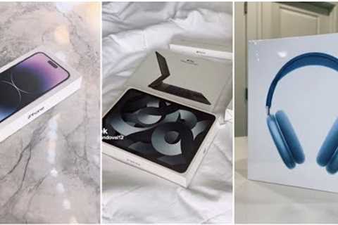 ASMR unboxing apple products • part 2 • tiktok compilation