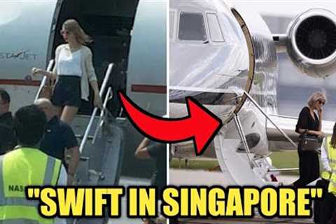 Taylor Swift LANDED in Singapore Airport Ahead of Eras Tour