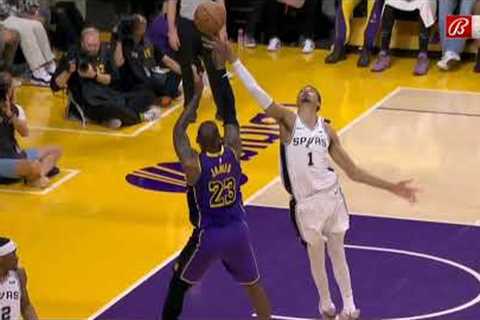 Victor Wembanyama Insane Block on lebron James | Block of the year 😤