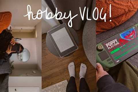 HOBBY VLOG: a full day of cozy fun hobbies!