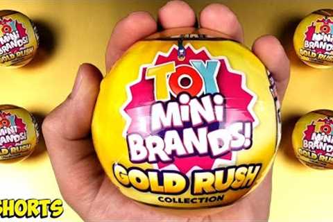 Opening Toy Mini Brands GOLD RUSH #shorts