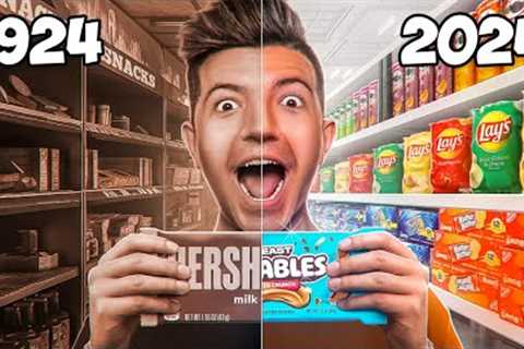 Eating 100 Years of Junk Food!