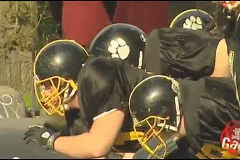 Spontaneous Football Game Prank